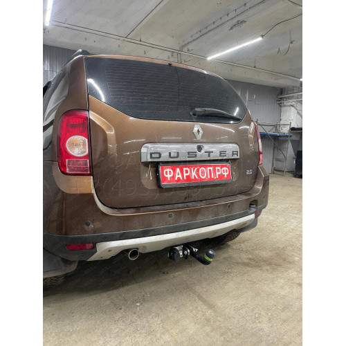 R115-A Лидер-плюс ТСУ для Renault Duster 4WD 2011-2015, 2015-2021, 2021-2022 (без выреза бампера), Renault Duster 2WD 2011-2015, 2015-2021, 2021-2022, Nissan Terrano 2014-2022 (требуется подрезка бампера). Нагрузки: 1200/75 кг, масса фаркопа 16,1 кг (без 