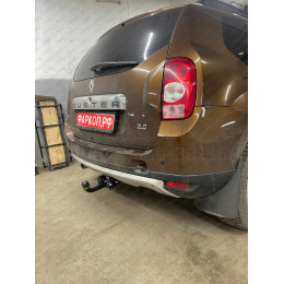 R115-A Лидер-плюс ТСУ для Renault Duster 4WD 2011-2015, 2015-2021, 2021-2022 (без выреза бампера), Renault Duster 2WD 2011-2015, 2015-2021, 2021-2022, Nissan Terrano 2014-2022 (требуется подрезка бампе