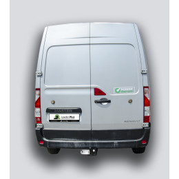 R121-F Лидер-плюс ТСУ для Renault Master 2010-, Opel Movano B 2010-, Nissan NV400 2011-2021, Nissan Interstar 2022- без снятия и выреза бампера. Тип шара: F. Нагрузки: 2000/100 кг, масса фарк