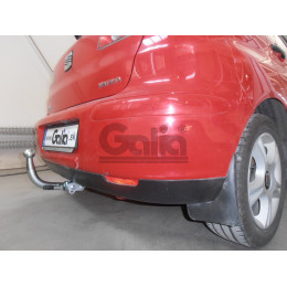 S058A GALIA Полностью оцинкованный фаркоп на SEAT Ibiza III 2002-2008. Подрозетник убирается за бампер. Тип шара: A. Невидимый вырез бампера. Нагрузки: 1200/50 к