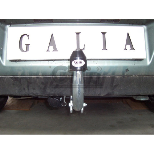 S058A GALIA Полностью оцинкованный фаркоп на SEAT Ibiza III 2002-2008. Подрозетник убирается за бампер. Тип шара: A. Невидимый вырез бампера. Нагрузки: 1200/50 кг, масса фаркопа 13,75 кг