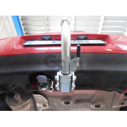 S058A GALIA Полностью оцинкованный фаркоп на SEAT Ibiza III 2002-2008. Подрозетник убирается за бампер. Тип шара: A. Невидимый вырез бампера. Нагрузки: 1200/50 к