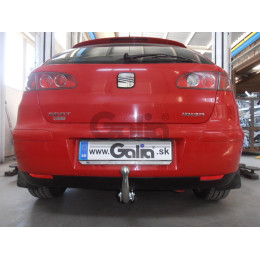 S058A GALIA Полностью оцинкованный фаркоп на SEAT Ibiza III 2002-2008. Подрозетник убирается за бампер. Тип шара: A. Невидимый вырез бампера. Нагрузки: 1200/50 к