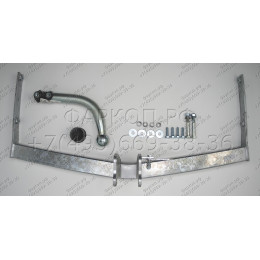 S058A GALIA Полностью оцинкованный фаркоп на SEAT Ibiza III 2002-2008. Подрозетник убирается за бампер. Тип шара: A. Невидимый вырез бампера. Нагрузки: 1200/50 к
