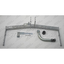 S058A GALIA Полностью оцинкованный фаркоп на SEAT Ibiza III 2002-2008. Подрозетник убирается за бампер. Тип шара: A. Невидимый вырез бампера. Нагрузки: 1200/50 к
