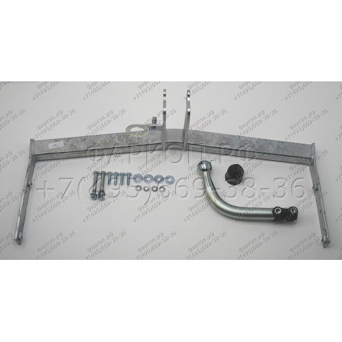 S058A GALIA Полностью оцинкованный фаркоп на SEAT Ibiza III 2002-2008. Подрозетник убирается за бампер. Тип шара: A. Невидимый вырез бампера. Нагрузки: 1200/50 кг, масса фаркопа 13,75 кг