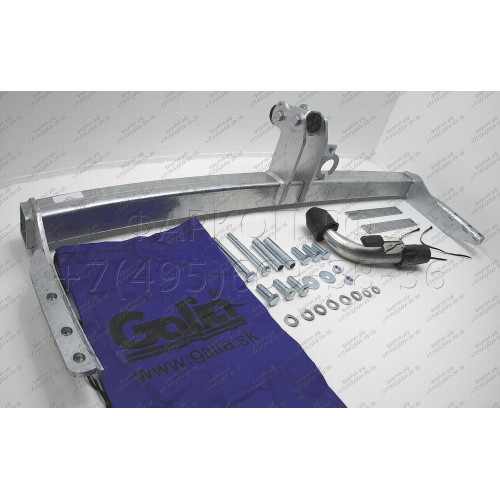 S072C GALIA Полностью оцинкованный фаркоп на Subaru Forester 1997-2008. Подрозетник убирается за бампер. Тип шара: C (горизонтальный съемный). Без выреза бампера. Нагрузки: 2100/85 кг, масса фаркопа 17,77 кг