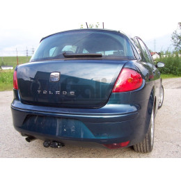 S077A GALIA Полностью оцинкованный фаркоп на SEAT Toledo хетчбек 5 дверей 2005-2010. Тип шара: A. Подрезка бампера. Нагрузки: 1600/75 кг, масса фаркопа 15,25 кг