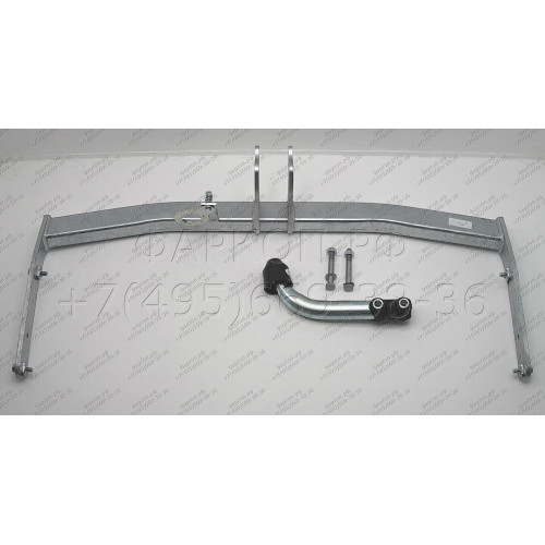 S087A GALIA Полностью оцинкованный фаркоп на Skoda Octavia 4WD седан, 4WD купе, 4WD универсал (колесная база 2518 мм) 1998-2010, Volkswagen Golf IV универсал 1997-2005, включая 4WD. Подрозетник убирается за бампер. Тип шара: A. Невидимый вырез бампера. На
