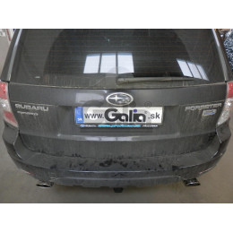 S103C GALIA Полностью оцинкованный фаркоп на Subaru Forester 2007-2013. Тип шара: C (горизонтальный съемный). Невидимый вырез бампера. Нагрузки: 2200/80 кг, масса