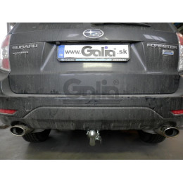 S103C GALIA Полностью оцинкованный фаркоп на Subaru Forester 2007-2013. Тип шара: C (горизонтальный съемный). Невидимый вырез бампера. Нагрузки: 2200/80 кг, масса
