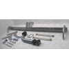 S107A GALIA Полностью оцинкованный фаркоп на Suzuki SX4 S-Cross 2013-2021 2WD/4WD. Подрозетник убирается за бампер. Невидимый вырез бампера. Тип шара: A. Нагрузки: 1600/75 кг, масса фаркопа 15,67 кг