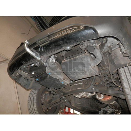 S126C GALIA Полностью оцинкованный фаркоп на KGM Rexton 2023-, SsangYong Rexton, в т.ч. дизель 2017-2023. Тип шара: C (горизонтальный съемный). Установка без выреза бампера. Нагрузки: 3500/140 кг, масса фаркопа 23,37 кг