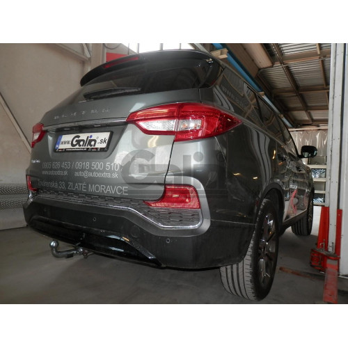 S126C GALIA Полностью оцинкованный фаркоп на KGM Rexton 2023-, SsangYong Rexton, в т.ч. дизель 2017-2023. Тип шара: C (горизонтальный съемный). Установка без выреза бампера. Нагрузки: 3500/140 кг, масса фаркопа 23,37 кг