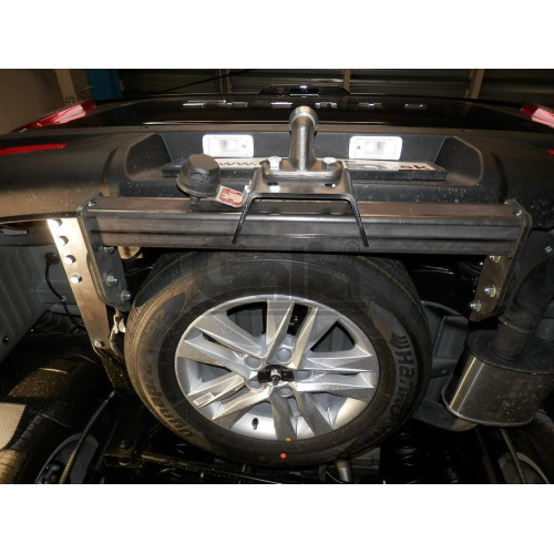 S130A GALIA Полностью оцинкованный фаркоп на KGM Musso Sports 2023-, KGM Rexton Sports 2023-, SsangYong Musso Sports 2017-2023, SsangYong Rexton Sports 2018-2023. Тип шара: F. Установка без выреза бампера. Нагрузки: 3500/140 кг, масса фаркопа 23 кг