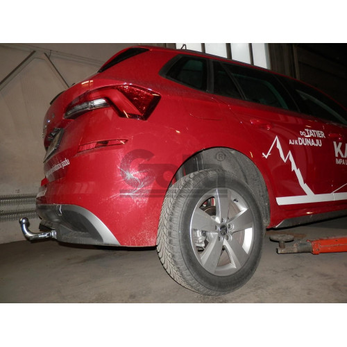 S136A GALIA Полностью оцинкованный фаркоп на Skoda Kamiq только для моделей с подготовкой под фаркоп 2019-. Тип шара: A. Невидимый вырез бампера. Нагрузки: 1500/80 кг, масса фаркопа 12,37 кг