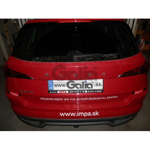 S136A GALIA Полностью оцинкованный фаркоп на Skoda Kamiq только для моделей с подготовкой под фаркоп 2019-. Тип шара: A. Невидимый вырез бампера. Нагрузки: 1500/80 кг, масса фаркопа 12,37 кг