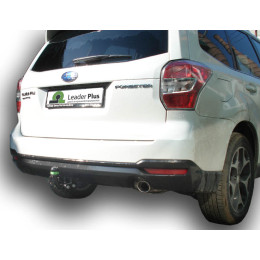 S305-A Лидер-плюс ТСУ для Subaru Forester 2013-2018. Требуется подрезка бампера. Нагрузки: 1500/75 кг, масса фаркопа 21,74 кг (без электрики в комплекте)