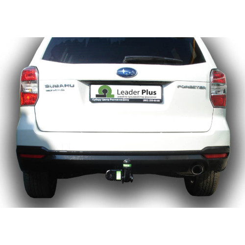 S305-A Лидер-плюс ТСУ для Subaru Forester 2013-2018. Требуется подрезка бампера. Нагрузки: 1500/75 кг, масса фаркопа 21,74 кг (без электрики в комплекте)