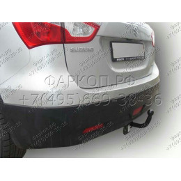 S405-A Лидер-плюс ТСУ для Suzuki SX4 S-Cross 2013-2022, Suzuki Vitara 2015-. Требуется подрезка бампера. Нагрузки: 1200/75 кг, масса фаркопа 16,82 кг (без электрики в компле