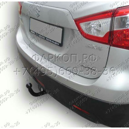 S405-A Лидер-плюс ТСУ для Suzuki SX4 S-Cross 2013-2022, Suzuki Vitara 2015-. Требуется подрезка бампера. Нагрузки: 1200/75 кг, масса фаркопа 16,82 кг (без электрики в компле