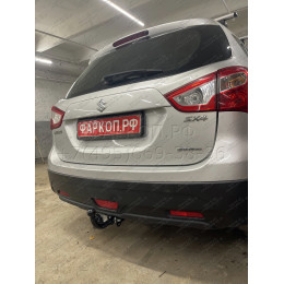 S405-A Лидер-плюс ТСУ для Suzuki SX4 S-Cross 2013-2022, Suzuki Vitara 2015-. Требуется подрезка бампера. Нагрузки: 1200/75 кг, масса фаркопа 16,82 кг (без электрики в компле