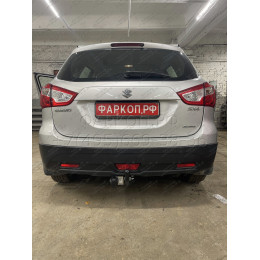 S405-A Лидер-плюс ТСУ для Suzuki SX4 S-Cross 2013-2022, Suzuki Vitara 2015-. Требуется подрезка бампера. Нагрузки: 1200/75 кг, масса фаркопа 16,82 кг (без электрики в компле