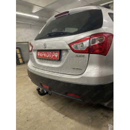 S405-A Лидер-плюс ТСУ для Suzuki SX4 S-Cross 2013-2022, Suzuki Vitara 2015-. Требуется подрезка бампера. Нагрузки: 1200/75 кг, масса фаркопа 16,82 кг (без электрики в компле