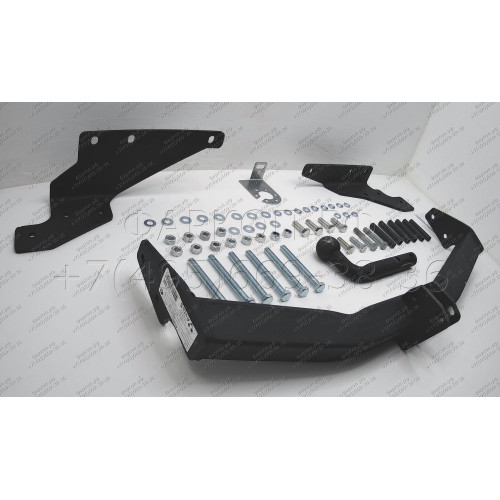 SY 005 AVTOS Фаркоп на SsangYong Kyron 2005-2016, SsangYong Rexton 2002-2006 без подрезки бампера. Тип шара: A. Нагрузки: 2000/100 кг, масса фаркопа 19 кг (без электрики в комплекте)