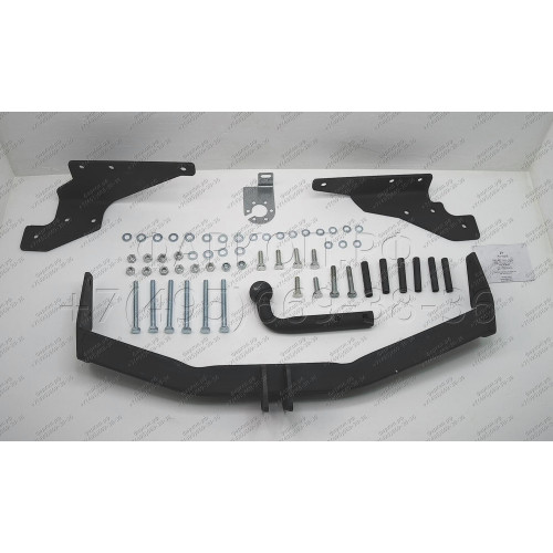 SY 005 AVTOS Фаркоп на SsangYong Kyron 2005-2016, SsangYong Rexton 2002-2006 без подрезки бампера. Тип шара: A. Нагрузки: 2000/100 кг, масса фаркопа 19 кг (без электрики в комплекте)
