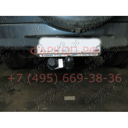 SZ 06 AVTOS Фаркоп на Suzuki Grand Vitara 5 дверей 2005-2016. Необходима подрезка бампера. Тип шара: A. Нагрузки: 2000/75 кг, масса фаркопа 16 кг (без электрики в комплекте)
