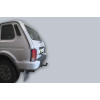 T-VAZ-45A TAVIALS ТСУ со съемным шаром для Lada Niva Legend Urban 2020-, Лада Нива 4x4 Urban 2014-2020 с газовым оборудованием. Без снятия и выреза бампера. Нагрузки: 1200/75 кг, масса фаркопа 11,7 кг (без электрики в комплекте)