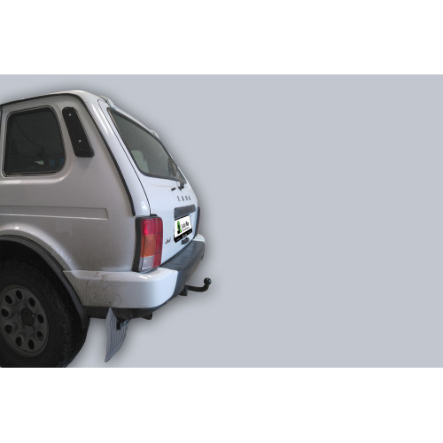 T-VAZ-45A TAVIALS ТСУ со съемным шаром для Lada Niva Legend Urban 2020-, Лада Нива 4x4 Urban 2014-2020 с газовым оборудованием. Без снятия и выреза бампера. Нагрузки: 1200/75 кг, масса фаркопа 11,7 кг (без электрики в комплекте)