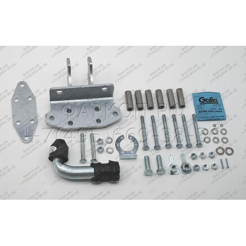 T070A GALIA Полностью оцинкованный фаркоп на Toyota Land Cruiser 200 2008-2021, Lexus LX 2008-2021. Тип шара: A. Невидимый вырез бампера. Нагрузки: 3500/140 кг, масса фаркопа 7,62 кг