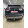 T072A GALIA Полностью оцинкованный фаркоп на Toyota RAV4 V XA50 2019-2025, Suzuki Across 2020-2025. Тип шара: A. Установка без снятия и выреза бампера. Нагрузки: 2100/100 кг, масса фаркопа 18,12 кг
