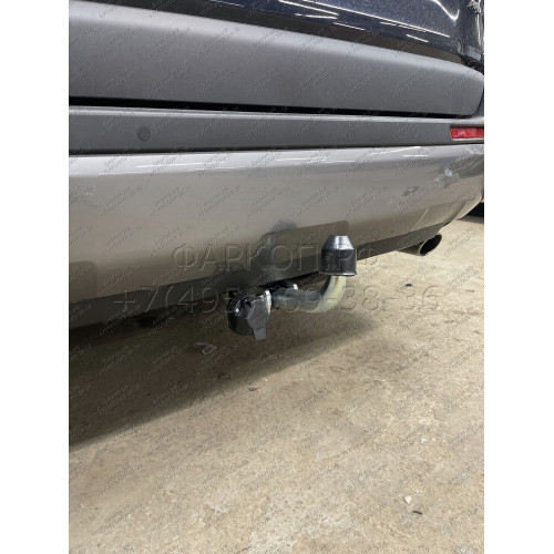 T072A GALIA Полностью оцинкованный фаркоп на Toyota RAV4 V XA50 2019-2025, Suzuki Across 2020-2025. Тип шара: A. Установка без снятия и выреза бампера. Нагрузки: 2100/100 кг, масса фаркопа 18,12 кг