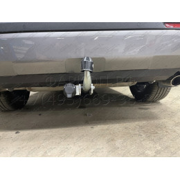 T072A GALIA Полностью оцинкованный фаркоп на Toyota RAV4 V XA50 2019-2025, Suzuki Across 2020-2025. Тип шара: A. Установка без снятия и выреза бампера. Нагрузки: 2100/100 кг, м