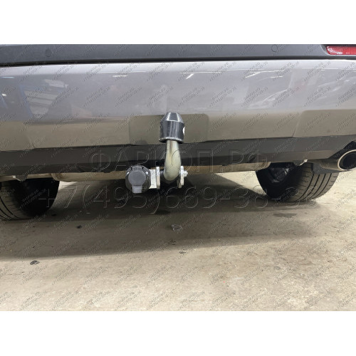 T072A GALIA Полностью оцинкованный фаркоп на Toyota RAV4 V XA50 2019-2025, Suzuki Across 2020-2025. Тип шара: A. Установка без снятия и выреза бампера. Нагрузки: 2100/100 кг, масса фаркопа 18,12 кг