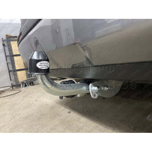 T072A GALIA Полностью оцинкованный фаркоп на Toyota RAV4 V XA50 2019-2025, Suzuki Across 2020-2025. Тип шара: A. Установка без снятия и выреза бампера. Нагрузки: 2100/100 кг, масса фаркопа 18,12 кг
