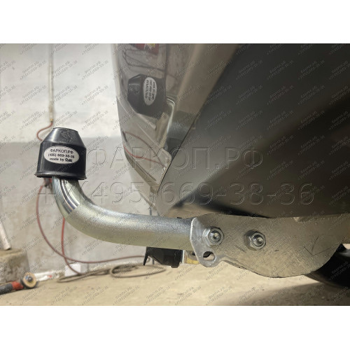T072A GALIA Полностью оцинкованный фаркоп на Toyota RAV4 V XA50 2019-2025, Suzuki Across 2020-2025. Тип шара: A. Установка без снятия и выреза бампера. Нагрузки: 2100/100 кг, масса фаркопа 18,12 кг