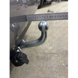 T072A GALIA Полностью оцинкованный фаркоп на Toyota RAV4 V XA50 2019-2025, Suzuki Across 2020-2025. Тип шара: A. Установка без снятия и выреза бампера. Нагрузки: 2100/100 кг, м