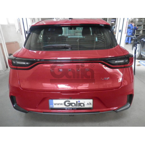 T079C GALIA Полностью оцинкованный фаркоп на Toyota Yaris Cross 2021-, Lexus LBX 2024-. Тип шара: C (горизонтальный съемный). Невидимый вырез бампера. Нагрузки: 1400/75 кг, масса фаркопа 16,12 кг