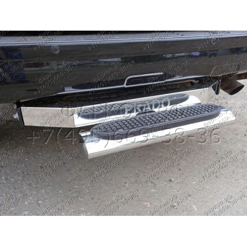 TCU00025 ТСС Фаркоп на Toyota Land Cruiser Prado 150 2009-2023 с накладкой с надписью Prado без подрезки бампера. Тип шара: E (шаровый узел под американский квадрат). Нагрузки: 1800/120 кг