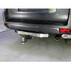 TCU00025 ТСС Фаркоп на Toyota Land Cruiser Prado 150 2009-2023 с накладкой с надписью Prado без подрезки бампера. Тип шара: E (шаровый узел под американский квадрат). Нагрузки: 1800/120 кг