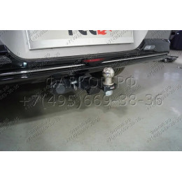 TCU00306 ТСС Фаркоп на Genesis GV80 2020- (бензин) без подрезки бампера. Тип шара: E (шаровый узел под американский квадрат). Нагрузки: 1250/75 кг