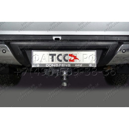 TCU00351 ТСС Фаркоп оцинкованный на Dongfeng DF6 2.3D AT Luxury 2022-. Требуется подрезка бампера. Тип шара: E (шаровый узел под американский квадрат). Нагрузки