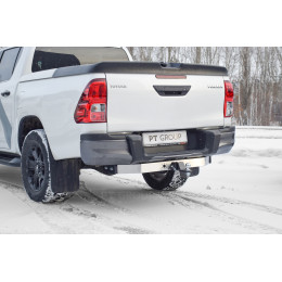 THI-15-991124.00 PT GROUP Фаркоп с нержавеющей накладкой на Sollers ST6 2023-, Sollers ST8 2025-, Toyota Hilux 2015-, JAC T6 2015-, JAC T8 2023-, JAC T8 Pro 2023- без подрезки бампера. Тип шара: E (л
