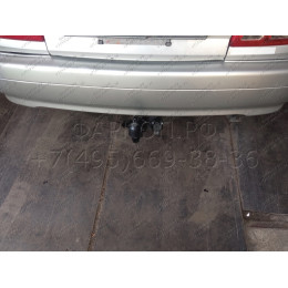 H.T45.A HALTY Фаркоп на Toyota Corona Premio 1996-2001, Toyota Carina T210 1996-2001. Требуется подрезка бампера. Тип шара: A. Нагрузки: 500/50 кг, масса фаркопа 12,9 кг