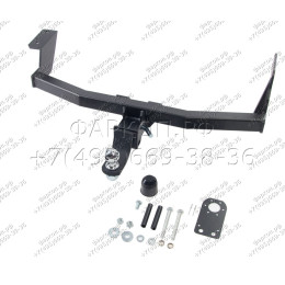 H.T65.E HALTY Фаркоп на Toyota Nadia, в т.ч. type Su 2WD/4WD 1998-2003 без подрезки бампера. Тип шара: E. Нагрузки: 750/75 кг, масса фаркопа 14,3 кг