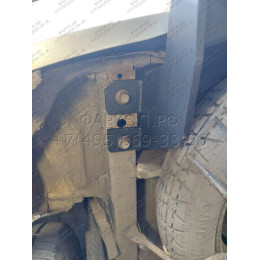 H.T65.E HALTY Фаркоп на Toyota Nadia, в т.ч. type Su 2WD/4WD 1998-2003 без подрезки бампера. Тип шара: E. Нагрузки: 750/75 кг, масса фаркопа 14,3 кг